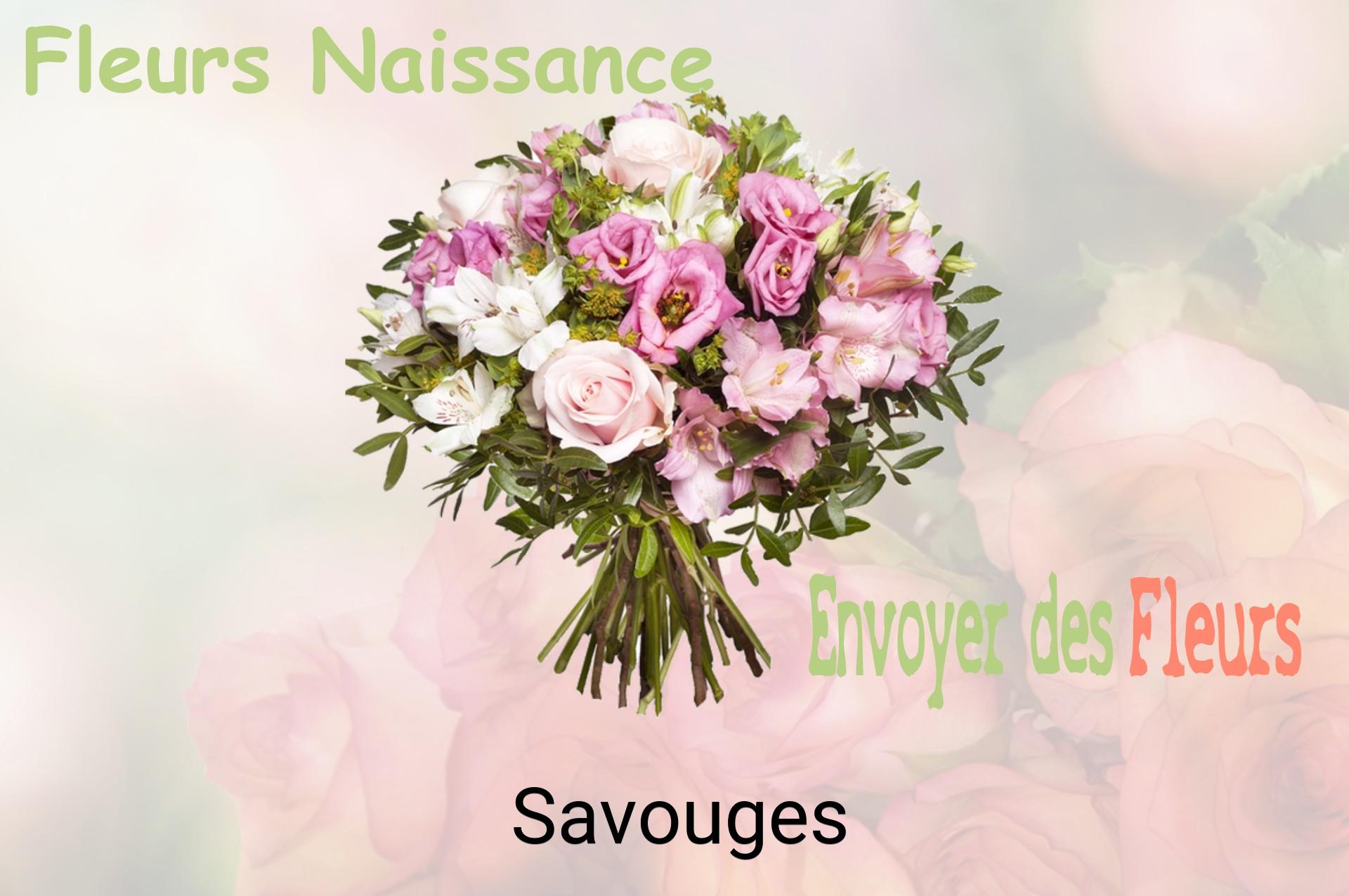 Bouquet de fleurs de naissance livré à Savouges