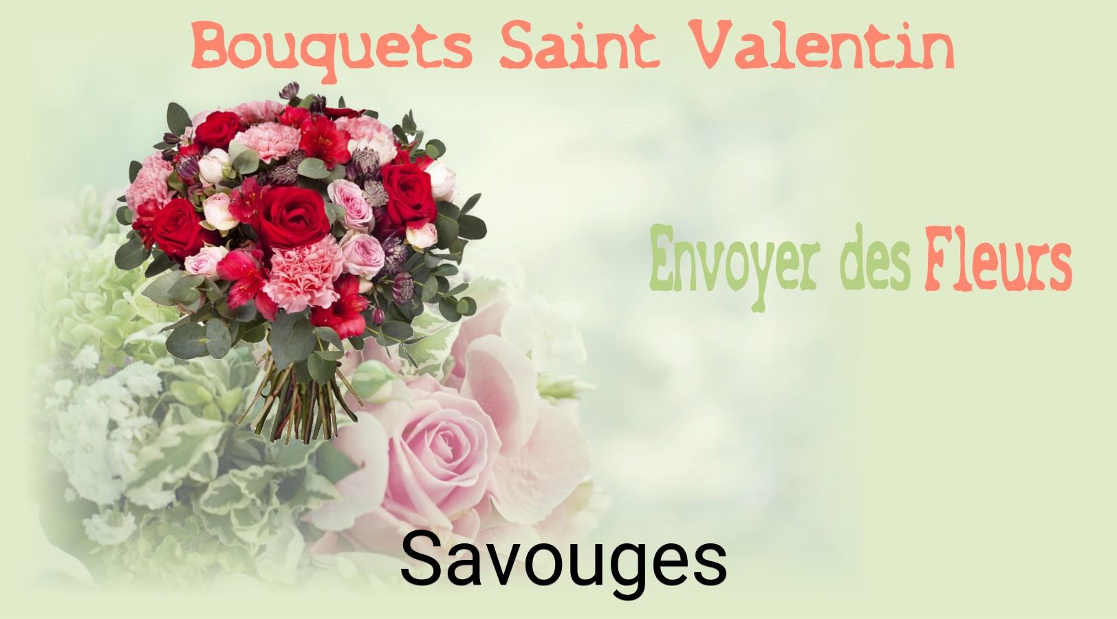 Roses de Saint-Valentin livrées à Savouges